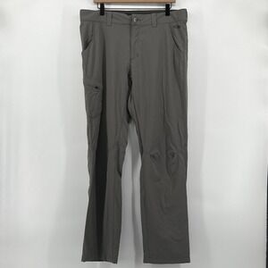 Outdoor Research Men's Gray Softshell Pants Size 36 Nylon‎ Spandex Zip Pockets